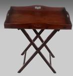 Georgische mahoniehouten butlerstray op de standaard, Ophalen of Verzenden