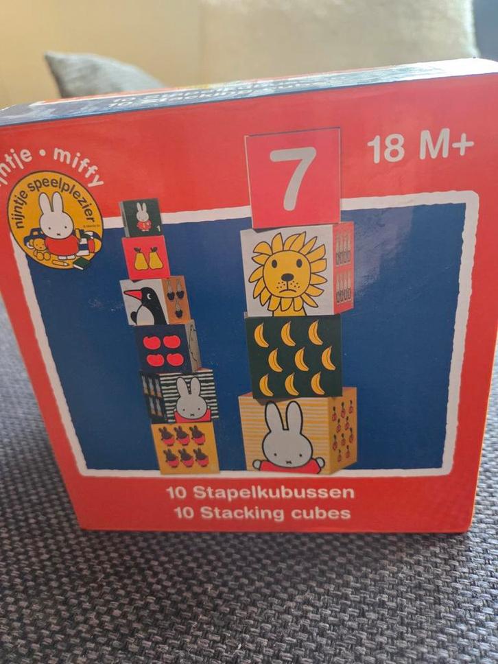 Nijntje Stapelblokken / Kubussen, Kinderen en Baby's, Speelgoed | Bouwstenen, Nieuw, Overige merken, Ophalen of Verzenden