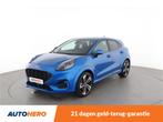 Ford Puma 1.0 EcoBoost Hybrid ST-Line Vignale HV95785, Voorwielaandrijving, Met garantie (alle), Blauw, Leder en Stof