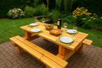 Robuuste picknicktafel, Ophalen, Nieuw, Rechthoekig