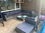 Grote loungeset / tuinset, Ophalen, Bank, Zo goed als nieuw, Loungeset