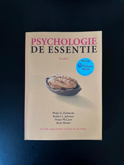 Psychologie, de essentie, 5e editie met MyLab NL, Boeken, Schoolboeken, Zo goed als nieuw, Nederlands, Overige niveaus, Ophalen of Verzenden
