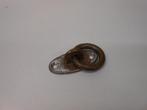Klassieke Oogplaat met ring, Aanlegring, Afmeerring, messing, Watersport en Boten, Ophalen of Verzenden, Gebruikt, Overige typen