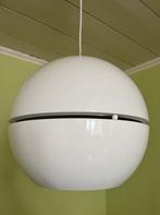 Lucide witte bol hanglamp metaal gericht licht vintage stijl, Ophalen of Verzenden, Gebruikt, Metaal, Vintage retro