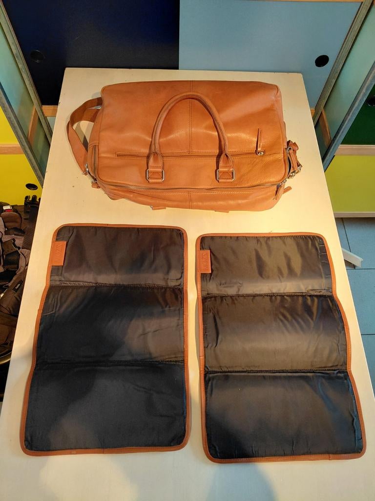 Mooie Mozz tweeling luiertas met 2 verschoningsmatjes, Kinderen en Baby's, Luiertassen, Ophalen of Verzenden, Zo goed als nieuw