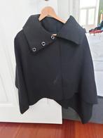 Cape/ "Poncho" Dames Heerlijk warm en universele maat! ZGAN., Maat 38/40 (M), Expresso, Zwart, Ophalen of Verzenden