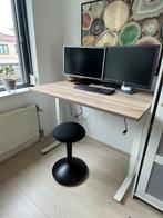 Zit sta bureau 120x80, Huis en Inrichting, Bureaus, Ophalen, In hoogte verstelbaar, Zo goed als nieuw, Stabureau