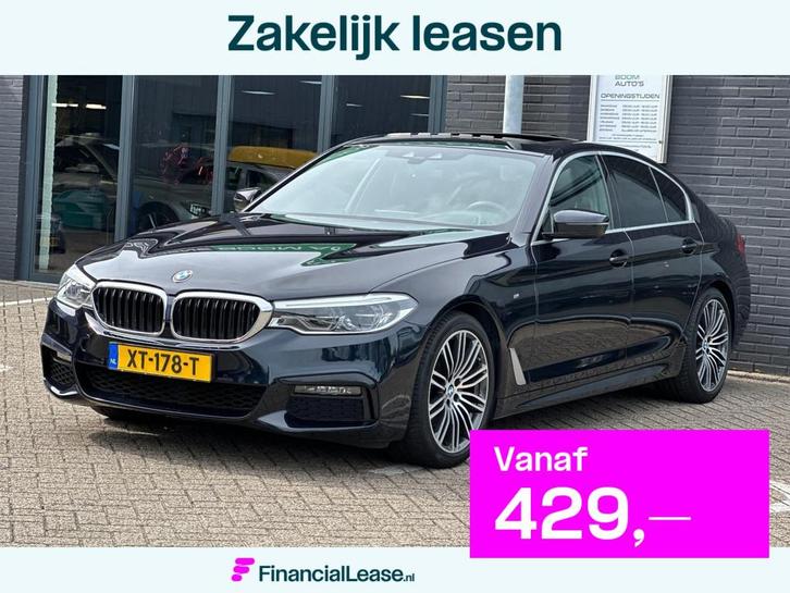BMW 5-serie 520i High Executive Edition/M-PAKKET/1STE EIG/PA, Auto's, BMW, Bedrijf, Lease, Financial lease, 5-Serie, ABS, Adaptive Cruise Control