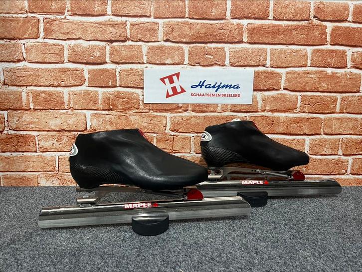 Groothuis GB 17 (mt 41) met Maple comet aluminium 17”, Sport en Fitness, Schaatsen, Zo goed als nieuw, Noren, Maple, Klapschaats