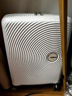 American Tourister Spinner Suitcase (white), Ophalen, Gebruikt, Hard kunststof