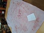 Runderprent ingewassen, kleur, Rosé/Rood., 120 cm of meer, Leer of Kunstleer, Nieuw, Ophalen of Verzenden