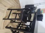 Eethoek zwart ikea, Huis en Inrichting, Complete eetkamers, Ophalen of Verzenden, Zo goed als nieuw, 4 tot 6 stoelen