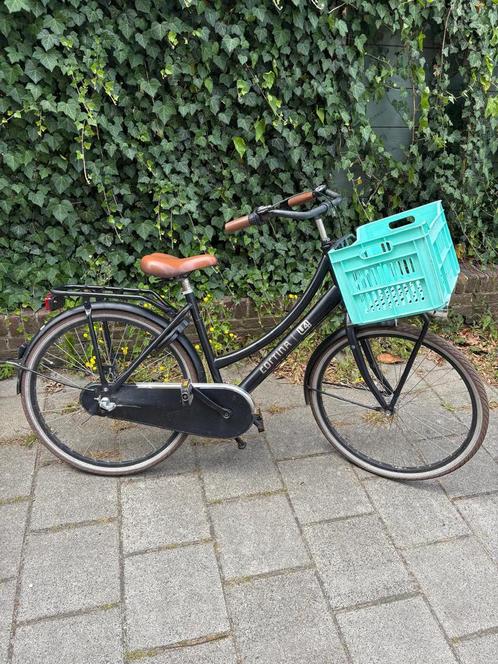 Gebruikte Cortina 26 inch matt zwart, Fietsen en Brommers, Fietsen | Meisjes, Gebruikt, 26 inch of meer, Versnellingen, Ophalen