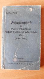 H.Dv.240 Schießvorschrift (Weermacht WW2), Ophalen of Verzenden, Landmacht, Duitsland, Boek of Tijdschrift