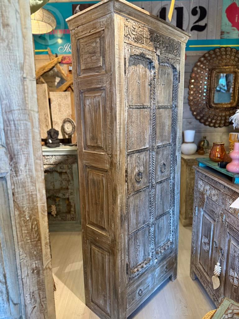 Gave India/Ibiza style kast, Huis en Inrichting, Kasten | Buffetkasten, Ophalen, Nieuw, 50 tot 100 cm, Minder dan 100 cm