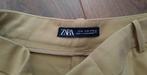 ZGAN beige wijde ZARA broek mt M., Maat 38/40 (M), Ophalen of Verzenden, Zo goed als nieuw, Lang