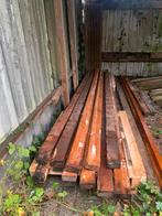 Houten balken 4 m lengte, Doe-het-zelf en Verbouw, Hout en Planken, Gebruikt, 25 tot 50 mm, 200 tot 250 cm, Balk