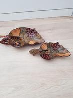 2 houten schalen, Schaal, Rond, Ophalen of Verzenden, Zo goed als nieuw