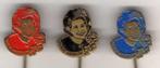 3 speldjes ANNEKE GRONLOH ZANGERES (A5)  KIJK OOK EENS NAAR, Verzamelen, Speldjes, Pins en Buttons, Verzenden, Gebruikt, Overige onderwerpen