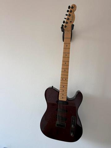 Fender telecaster James Burton zwart/rood paisley beschikbaar voor biedingen