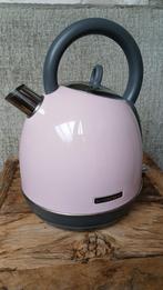 Silvercrest Waterkoker Pastel Roze 1,8 L, 1 tot 2 liter, Ophalen of Verzenden, Zo goed als nieuw, Rvs