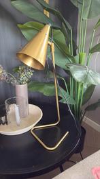 Dutchbone gouden tafellampje, Ophalen of Verzenden, Gebruikt, 50 tot 75 cm