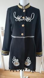Zwart jasje met goud en zilveren versieringen, Maat 38/40 (M), Carnaval, Ophalen of Verzenden, Zo goed als nieuw