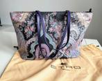 Etro shopper tas schoudertas handtas medium, Shopper, Gebruikt, Ophalen of Verzenden, Zwart