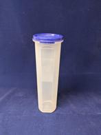 Tupperware spaghetti bewaardoos met blauw deksel., Huis en Inrichting, Ophalen of Verzenden, Gebruikt, Blauw