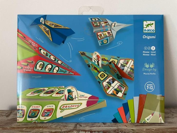 Djeco Origami Vliegtuigen knutselset – nieuw in verpakking, Hobby en Vrije tijd, Knutselen, Nieuw, Knutselwerk, Ophalen of Verzenden