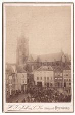 Roermond - Originele Foto - Markt - 1890, Ophalen of Verzenden, 1940 tot 1960, Limburg
