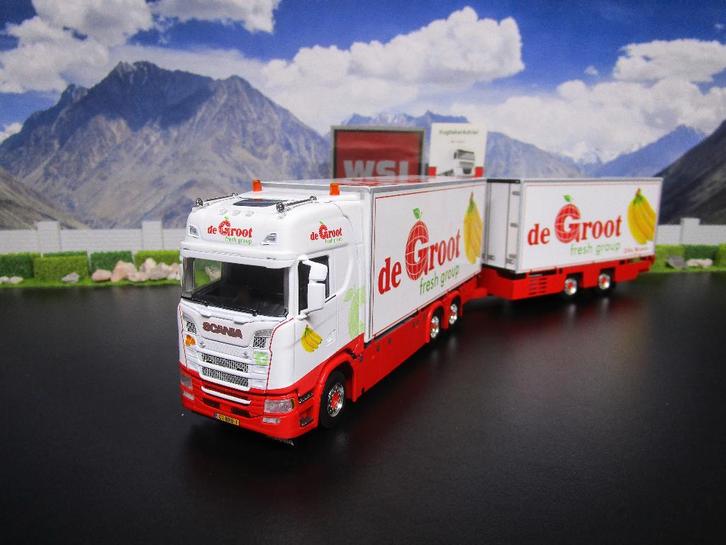 Wsi 02-3065 Scania S Highline CS20H, De Groot Fresh Group, Hobby en Vrije tijd, Modelauto's | 1:50, Nieuw, Bus of Vrachtwagen