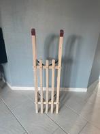 Houten slee, Ophalen, Gebruikt, Hout