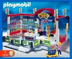 Playmobil Grote Supermarkt 3200 + uitbreiding 3201 tm 3204, Ophalen of Verzenden, Zo goed als nieuw