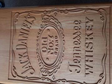 Jack Daniels saloontafel xxl met glasplaat.  beschikbaar voor biedingen