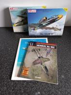 Heinkel He-162 2x + boeken 2x, Hobby en Vrije tijd, Overige merken, 1:72 tot 1:144, Ophalen of Verzenden, Zo goed als nieuw