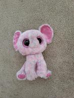 Roze olifant TY knuffel, Ophalen of Verzenden, Zo goed als nieuw, Olifant