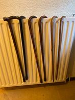 6 vintage wandelstokken, Diversen, Wandelstokken, Ophalen of Verzenden, Gebruikt