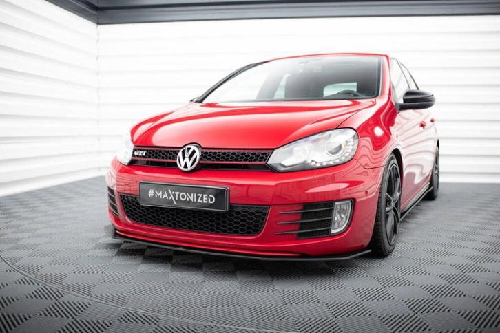 Race Voorlip sideskirt diffuser - Golf 6 GTI GTD 08-12, Auto diversen, Tuning en Styling, Ophalen of Verzenden