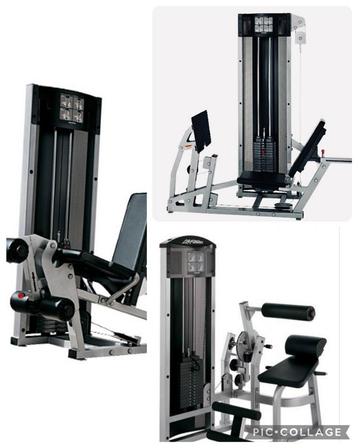 LIFE FITNESS LEGPRESS LOWERBACK/ABDOMINAL LEGCURL / LEG EX beschikbaar voor biedingen