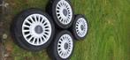 4 x Velg met band Fiat 500, Ophalen, Gebruikt, 15 inch, Banden en Velgen