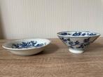 2 Blue Danube Blauwe Schaaltjes, Antiek en Kunst, Ophalen of Verzenden
