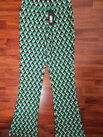 Splinternieuw retroprint flared broek van Pescara, mt M!, Maat 38/40 (M), Pescara, Nieuw, Ophalen of Verzenden