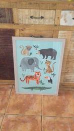 Prachtige ingelijste dierenposter voor in de kinderkamer, Ophalen, Wanddecoratie