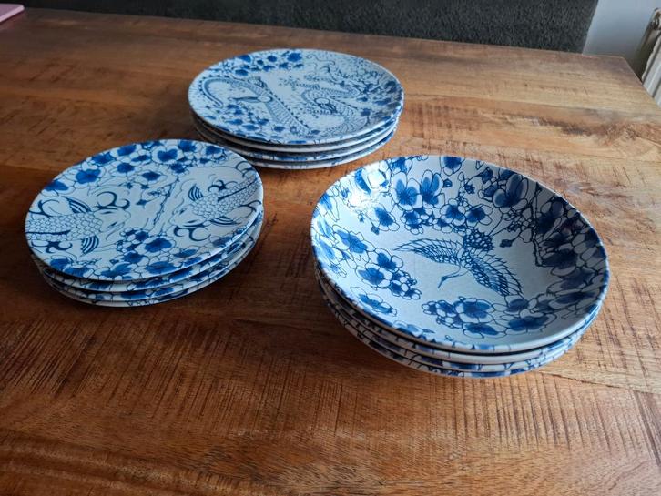 Excelsa Zen servies 12-delig, Huis en Inrichting, Keuken | Servies, Gebruikt, Bord(en), Overige stijlen, Keramiek, Ophalen of Verzenden