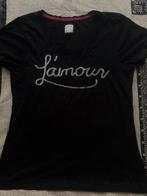 T-shirt, Ophalen of Verzenden, Zo goed als nieuw, Zwart, Korte mouw