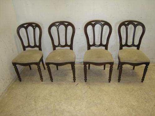 Set van 4 antieke stoelen, Huis en Inrichting, Stoelen, Gebruikt