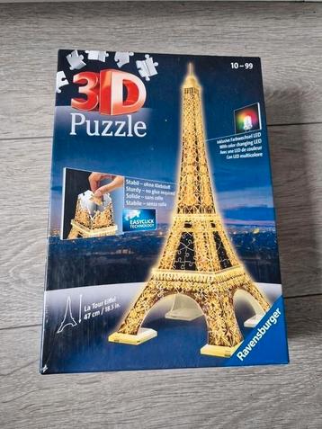 Puzzel Eiffeltoren met licht 3D Ravenburger beschikbaar voor biedingen