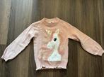 Unicorntrui 128, Ophalen of Verzenden, Gebruikt, Jongen, Trui of Vest