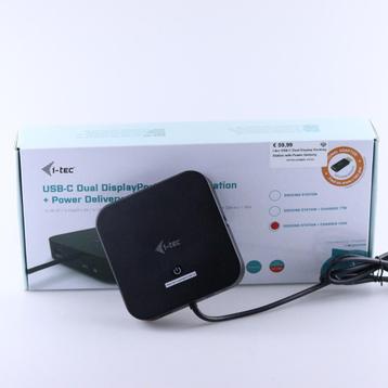 i-tec USB-C Dual Display Docking Station with Power Delivery beschikbaar voor biedingen